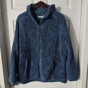 Women's Free Country Fleece Sherpa Hooded Jacket Sz 2X